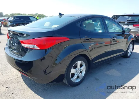 2013 Hyundai Elantra Gls from USA, damaged, VIN 5NPDH4AE9DH445745